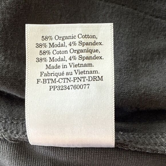 EVERLANE Size XS The Dream Pant Dark Gray Women's Elastic Waist Drawstring - Picture 6 of 9